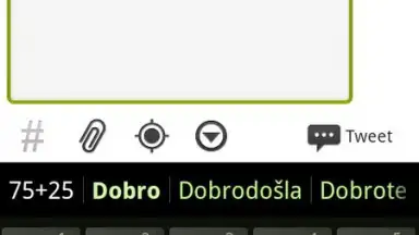 Screenshot von MultiLing Keyboard 1