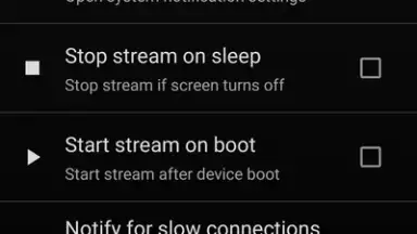 Screenshot von Screen Stream over HTTP 3