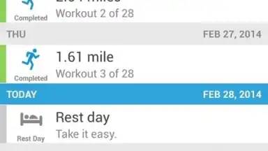Screenshot von Runkeeper 6
