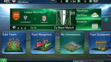 Screenshot von PES Club Manager 7