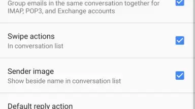Screenshot von Gmail GO 5