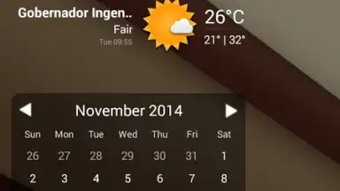 Screenshot von Month Calendar Widget 8
