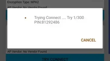 Screenshot von AndroDumpper 9