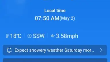 Screenshot von Daily Forecast 1