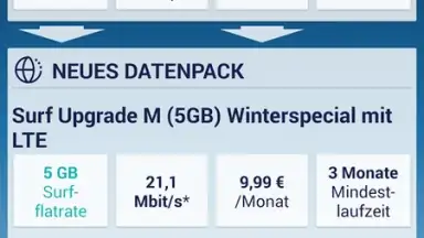 Screenshot von Mein o2 2