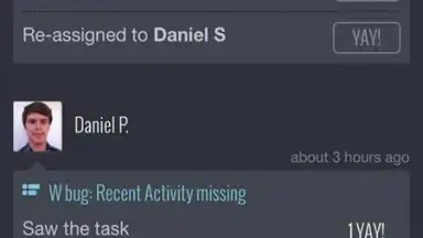 Screenshot von Mindjet Tasks 3