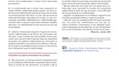Screenshot von Application Prescrire 18