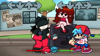 Screenshot von FNF Garcello Annie Hazy River 3