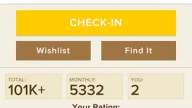 Screenshot von Untappd 3