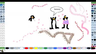 Screenshot von Tux Paint 2
