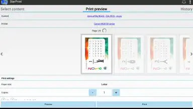 Screenshot von StarPrint 6