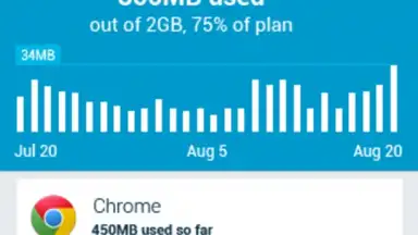 Screenshot von Onavo Count 1
