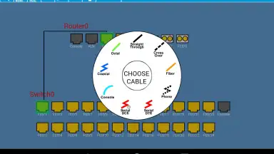 Screenshot von Cisco Packet Tracer Mobile 7