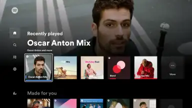 Screenshot von Spotify for Android TV 3