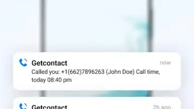 Screenshot von GetContact 5