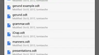 Screenshot von OpenDocument Reader 3