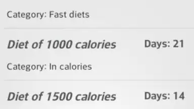 Screenshot von Diets for losing weight 1
