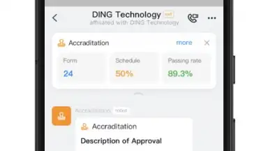 Screenshot von DingTalk 2