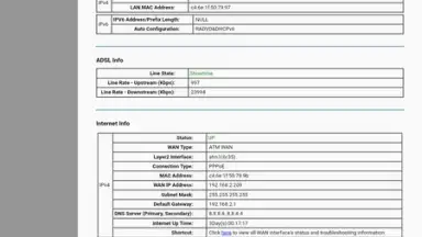 Screenshot von 192.168.1.1 Admin 1