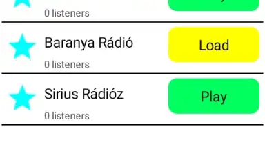 Screenshot von Hungarian Radio Online 4