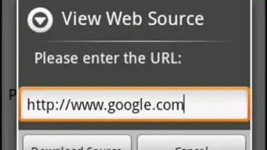 Screenshot von View Web Source 2