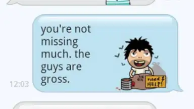Screenshot von Lango Messaging 3