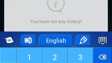 Screenshot von Blue Keyboard 1