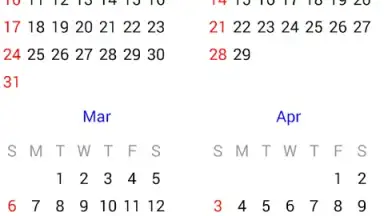Screenshot von SG Calendar 4