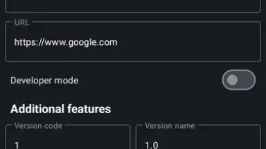 Screenshot von Website to App Converter 1