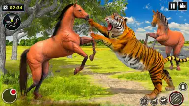 Screenshot von Wild Horse Family Simulator 6