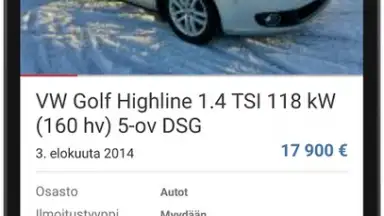 Screenshot von Tori.fi 9