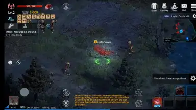 Screenshot von Dark Eden M on WEMIX 12