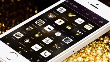 Screenshot von Gold Rush GOLauncher EX Theme 5