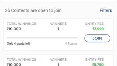 Screenshot von Dream11 9