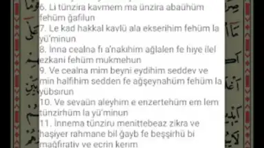 Screenshot von Yasin Suresi 2