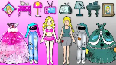 Screenshot von Chibi Doll Dress Up DIY Games 2