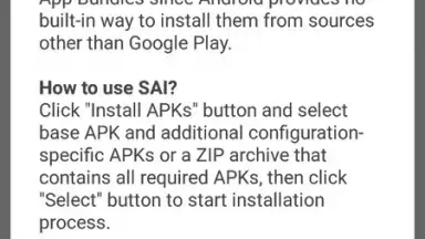 Screenshot von Split APKs Installer (SAI) 4
