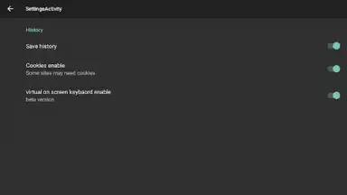 Screenshot von TV Internet Browser 2