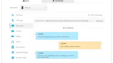 Screenshot von G Cloud Backup 1