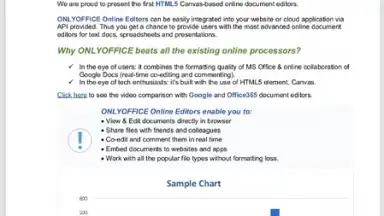 Screenshot von ONLYOFFICE Documents 4