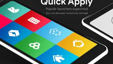 Screenshot von Lines Dark - Icon Pack 5