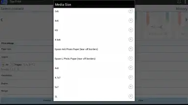 Screenshot von StarPrint 2