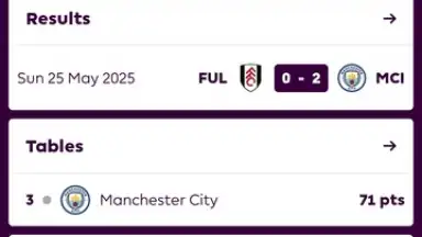 Screenshot von Premier League - Official App 9