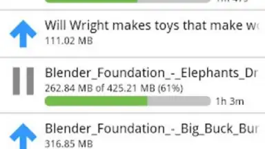 Screenshot von µTorrent Remote 2