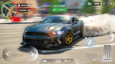 Screenshot von City Car Driving Drift Games 1
