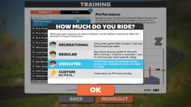 Screenshot von Zwift 4