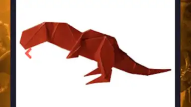 Screenshot von Origami dinosaurs paper shapes 7