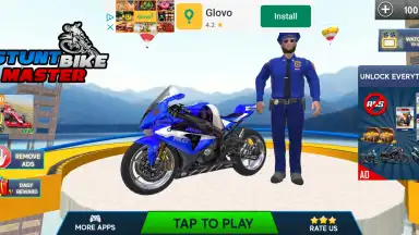 Screenshot von Police Bike Stunts Games 7