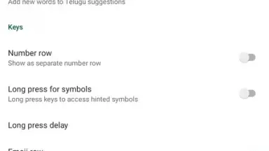Screenshot von Telugu Keyboard 15