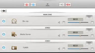 Screenshot von Marantz Remote App 15